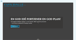 Desktop Screenshot of finnballe.dk